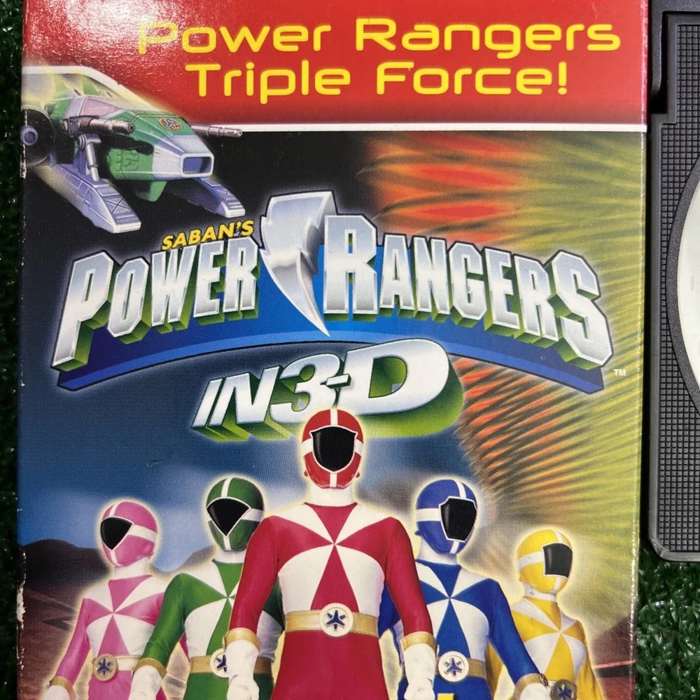 Power Rangers in 3D Triple Force! Lightspeed‎ Rescue VHS Rare 2000